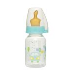 Biberon anti-colici NIP din PP cu tetina latex natural, 125 ml, 0-6 luni