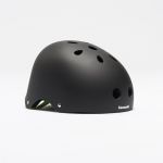 Cască BMX pentru copii Kawasaki neagră, reglabilă 54-56 cm
