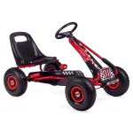 Kart cu pedale pentru copii Racer Air KidsCare, cu roti gonflabile