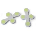 Protectii fosforescente pentru colturi din poliuretan REER, set 2 buc