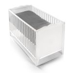 Plasă anti-insecte pentru pătuț copii REER, albă, 60x120/70x140 cm