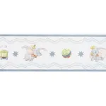 Bordură autoadezivă pentru perete Dumbo Disney, 5 m x 15,9 cm