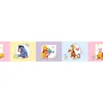 Bordură autoadezivă pentru perete 5 m Winnie the Pooh Acre Wood
