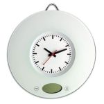 Cantar de bucatarie cu ceas TFA, din sticla securizata, capacitate 3 kg