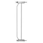 Extensie poartă de siguranță 13 cm din metal gri pentru Safrane