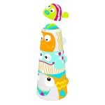 Jucărie de baie tip fântână ESCABBO cu 4 cănițe colorate, 18 luni+