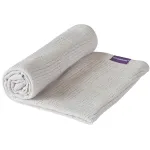 Păturică bebe din bumbac organic gri 70x90 cm Clevamama