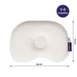 Perna antiplagiocefalie pentru bebelusi Clevamama cu ClevaFoam