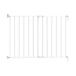 Poarta de siguranta extensibila Noma, 62-102 cm, alba, montaj pe perete