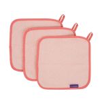 Set 3 prosoape pentru fața bebelușului din bambus Clevamama 25x25 cm