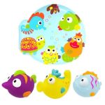 Set jucarii de baie pentru bebelusi cu carticica, Lumea Subacvatica