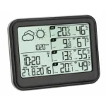 Stație meteo wireless TFA cu 3 senzori externi și ecran mare LCD