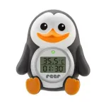 Termometru digital pentru baie si camera cu ceas MyHappyPingu Reer