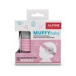 Casti antifonice pentru bebelusi Alpine Muffy Baby, SNR 23 dB, roz