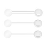 Set 3 siguranțe multifuncționale pentru copii REER 72040, alb