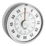 Timer analog de bucătărie TFA PUCK, 60 minute, oțel inoxidabil