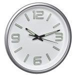 Ceas de perete silentios TFA, cu cifre si ace fosforescente