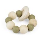 Jucărie de apucare din lemn și cauciuc natural pentru dentiție, Grunspecht