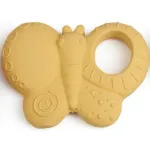 Jucărie pentru dentiție bebeluși, fluturaș din cauciuc natural Grunspecht