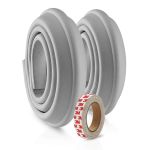 Set 2 benzi protectie muchii si colturi din spuma poliuretan, gri, 2 x 1 m, Reer