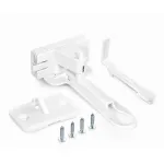 Set sigurante pentru sertare copii Reer, 2 bucati, alb, montaj adeziv sau surub