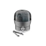 Sterilizator biberoane cu abur Reer VapoMat S, 6 biberoane, gri