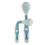 Set tacamuri flexibile pentru copii 6+ luni, fara BPA, albastru, Reer