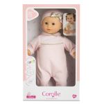 Papusa bebelus Corolle Manon 30 cm cu corp moale si ochi adormiti