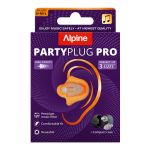 Dopuri de urechi cu filtru muzical profesional pentru festivaluri si concerte, 3 dimensiuni incluse (S/M/L), protectie zgomote SNR 21dB, reutilizabile, transparente, ALPINE PartyPlug PRO 2025 ALP20057