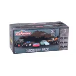 Set 33 mașinuțe Majorette Discovery cu vehicule surpriză și cutie