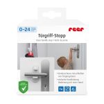 Opritor pentru clanta usii, fara gaurire, alb, REER 70110