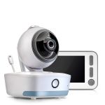 Video monitor digital pentru bebelusi cu camera rotativa si urmarire inteligenta a miscarii, REER BabyCam XL 80440