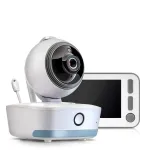Video monitor pentru bebeluși REER BabyCam XL cu cameră rotativă