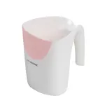 Cana pentru clatire bebelusi Clevamama roz, margine flexibila, 500 ml