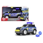 Masina de politie SUV Dickie cu sunete, lumini si disc shooter, 30 cm
