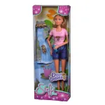 Papusa Steffi Love cu pui de vidre, 29 cm, multicolor