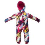 Salopetă impermeabilă pentru copii Kidscare Graffiti, softshell, 104