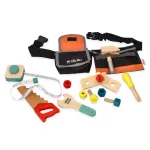 Centura cu scule din lemn pentru copii, set educativ Lelin