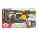 Excavator Volvo cu senile, sunete si lumini, 23 cm, pentru copii