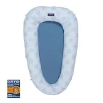 Salteluta pentru bebelusi Clevamama Blue cu ClevaFoam, 0-6 luni