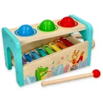 Xilofon din lemn cu 8 note pentru copii, jucarie muzicala Lelin