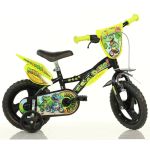 Bicicletă pentru copii Dino Bikes Dinosaur Adventure 12 inch, negru