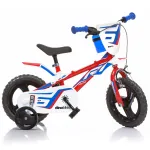 Bicicletă pentru copii Dino Bikes R1, 12 inch, roșu-albastru