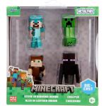 JADA MINECRAFT SET 4 FIGURINE METALICE 6.5CM