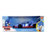 Set figurina Sonic si masinuta metalica Lamborghini Veneno 1:24