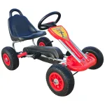 Kart cu pedale pentru copii KidsCare A05, rosu, frana de mana, 3-6 ani