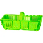 Ladă pliabilă pentru fructe și legume cu mâner, verde, 40x18x15 cm