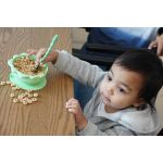 Set 2 castroane cu ventuza din silicon Melii, model Dinozaur