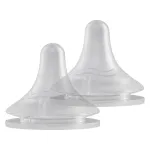 Set 2 tetine din silicon KidsCare pentru 9+ luni, fara BPA