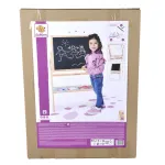 Tabla de desen din lemn Eichhorn cu 2 fete, accesorii incluse